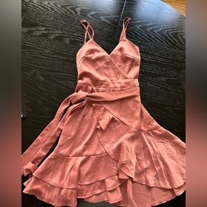 Princess Polly Silk Wrap Dress